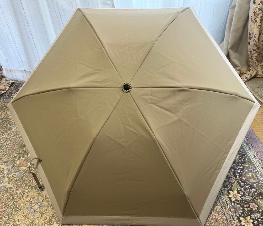 サンバリア100 折りたたみ日傘 ３段折 / コンビ べージュ