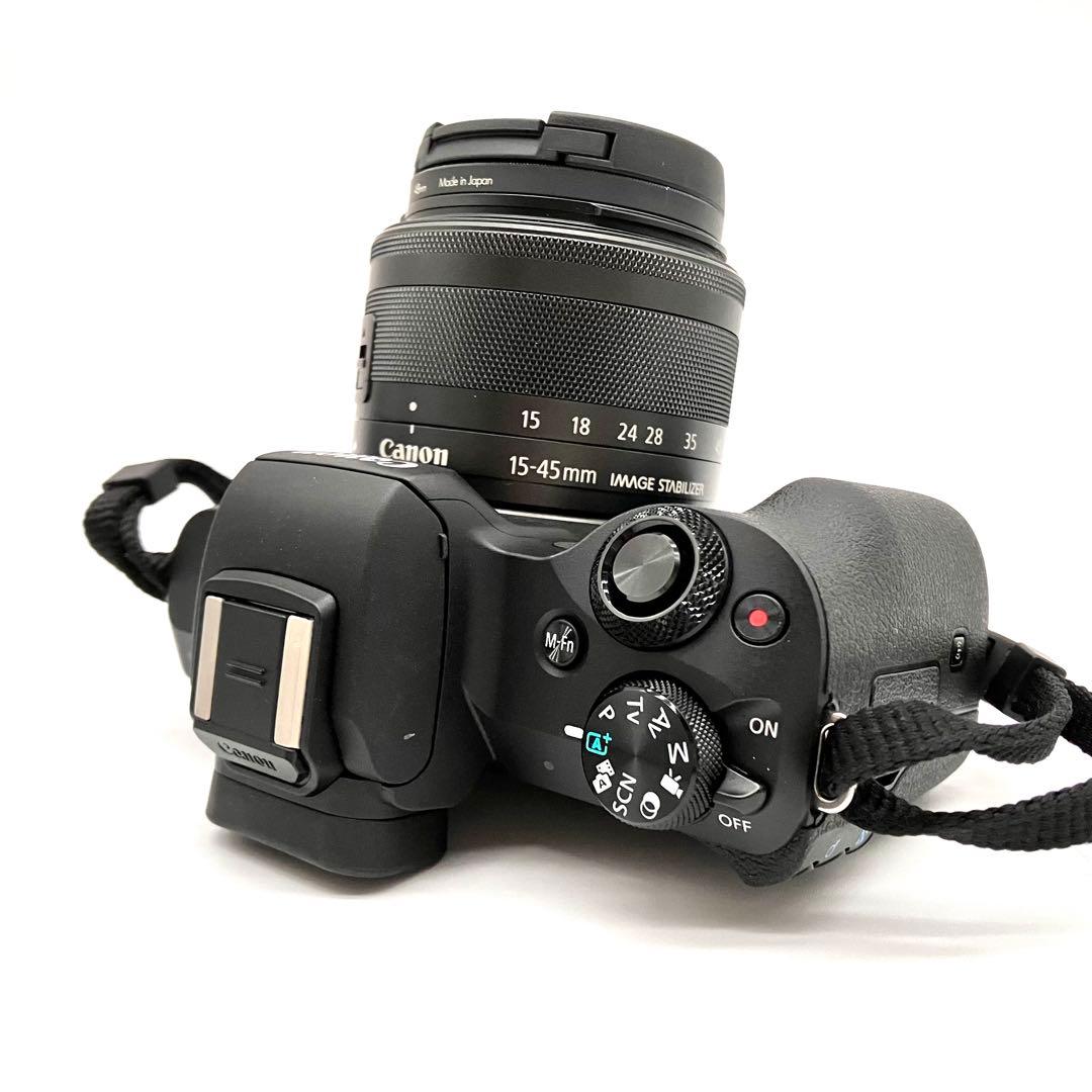 Wi-Fi対応♪ Canon EOS Kiss M ブラック 15-45mm