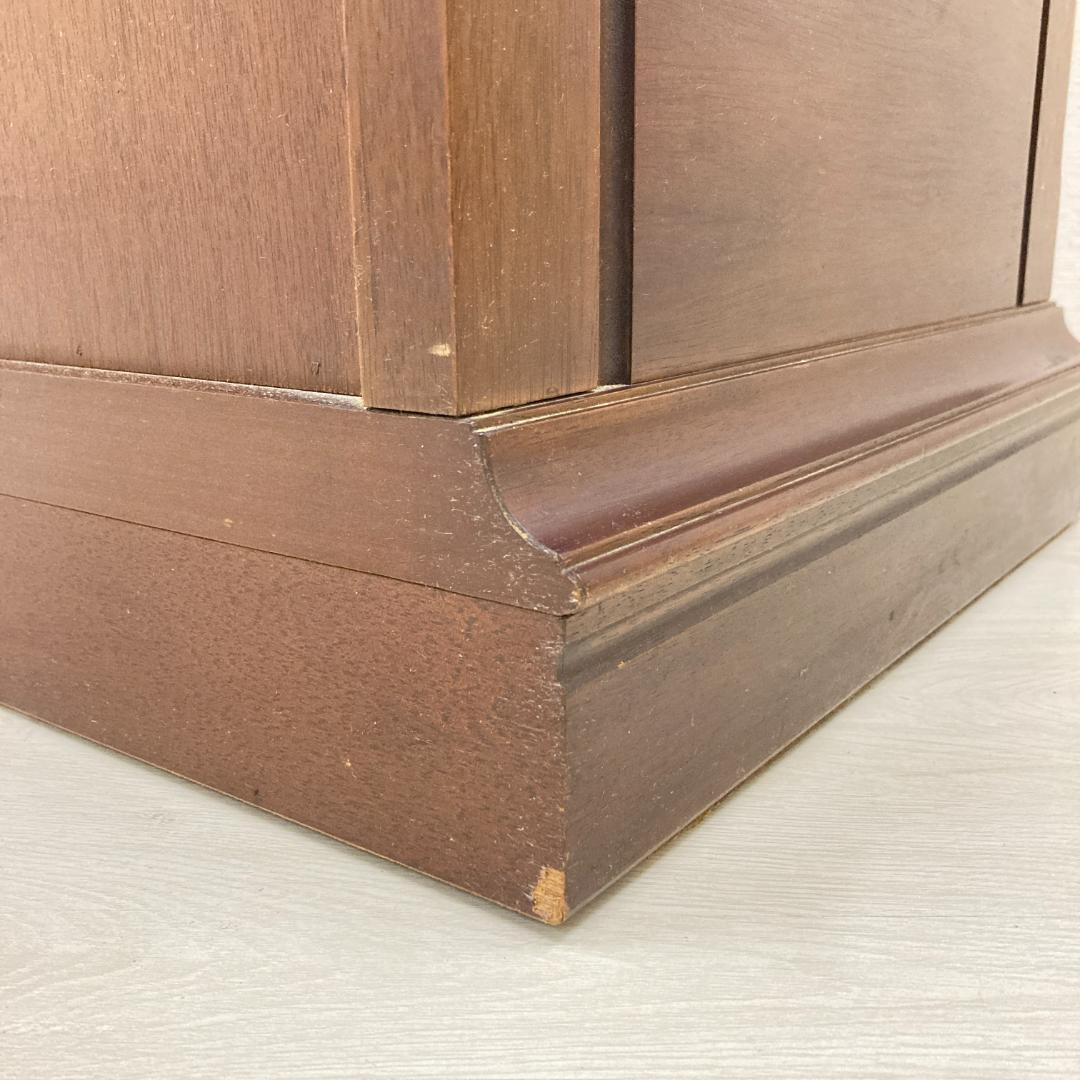 【マルニ】コーナーキャビネット　サイドキャビネット　飾り棚　地中海　A