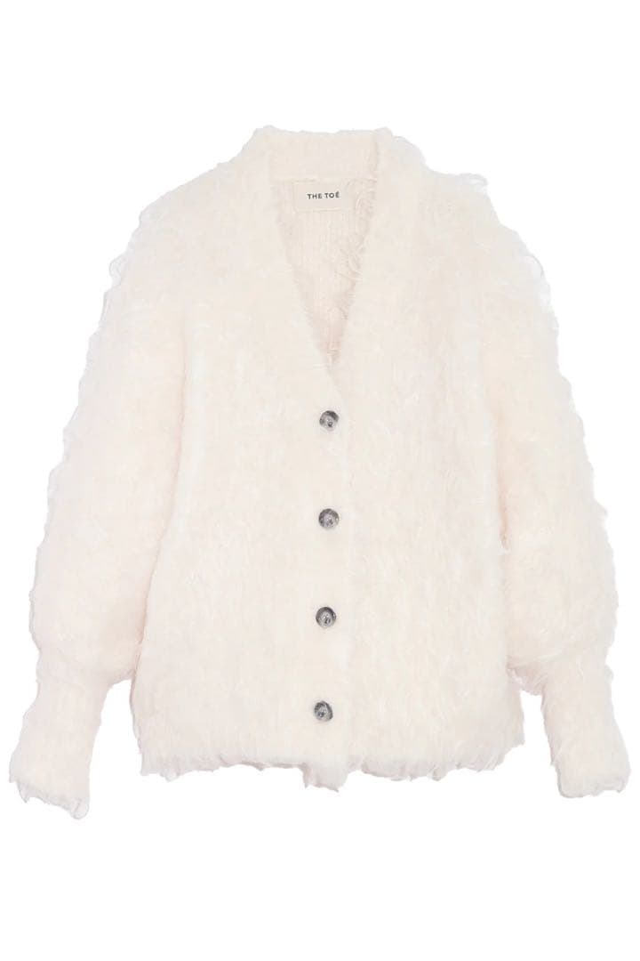 THE TOE シャギーカーディガン 2度着用/美品