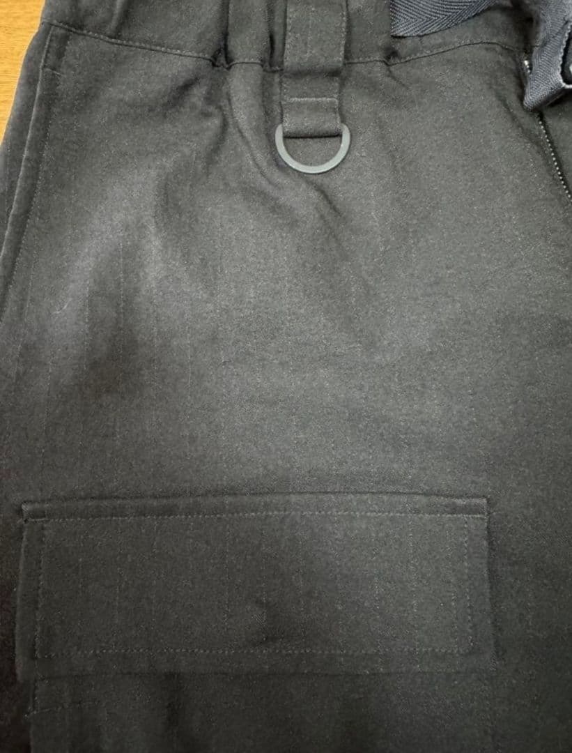 Y3 ブラックカーゴパンツ