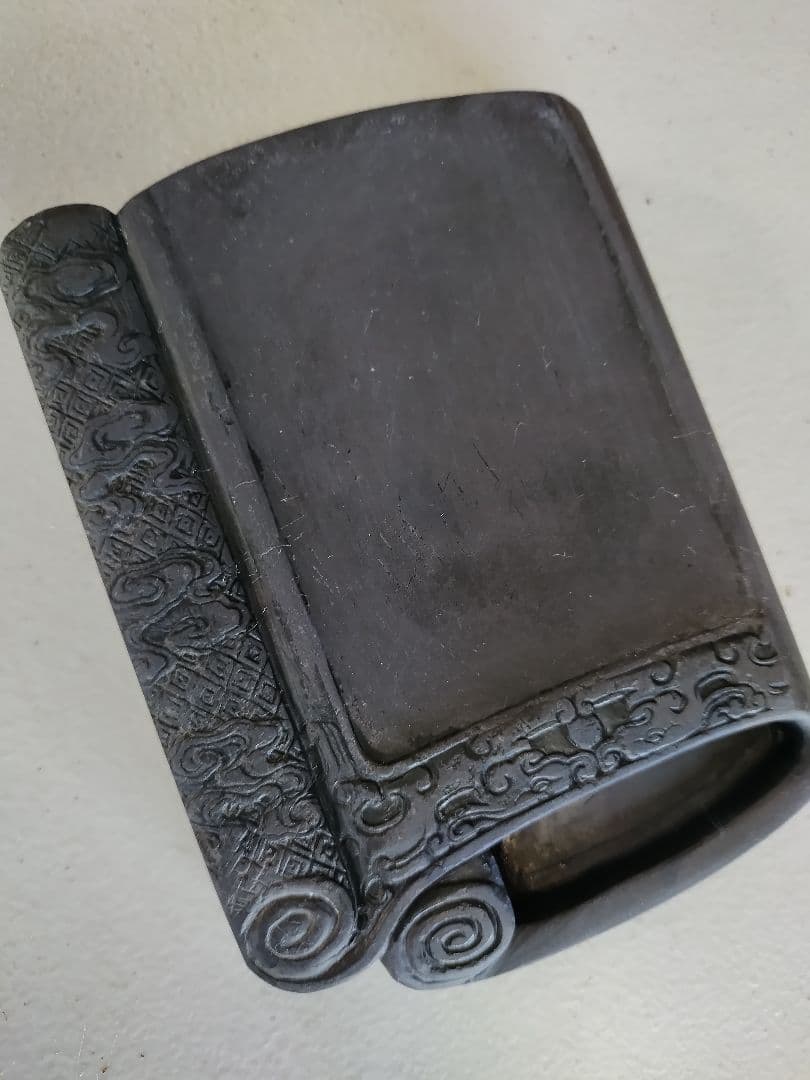 硯と漆器 箱 セット