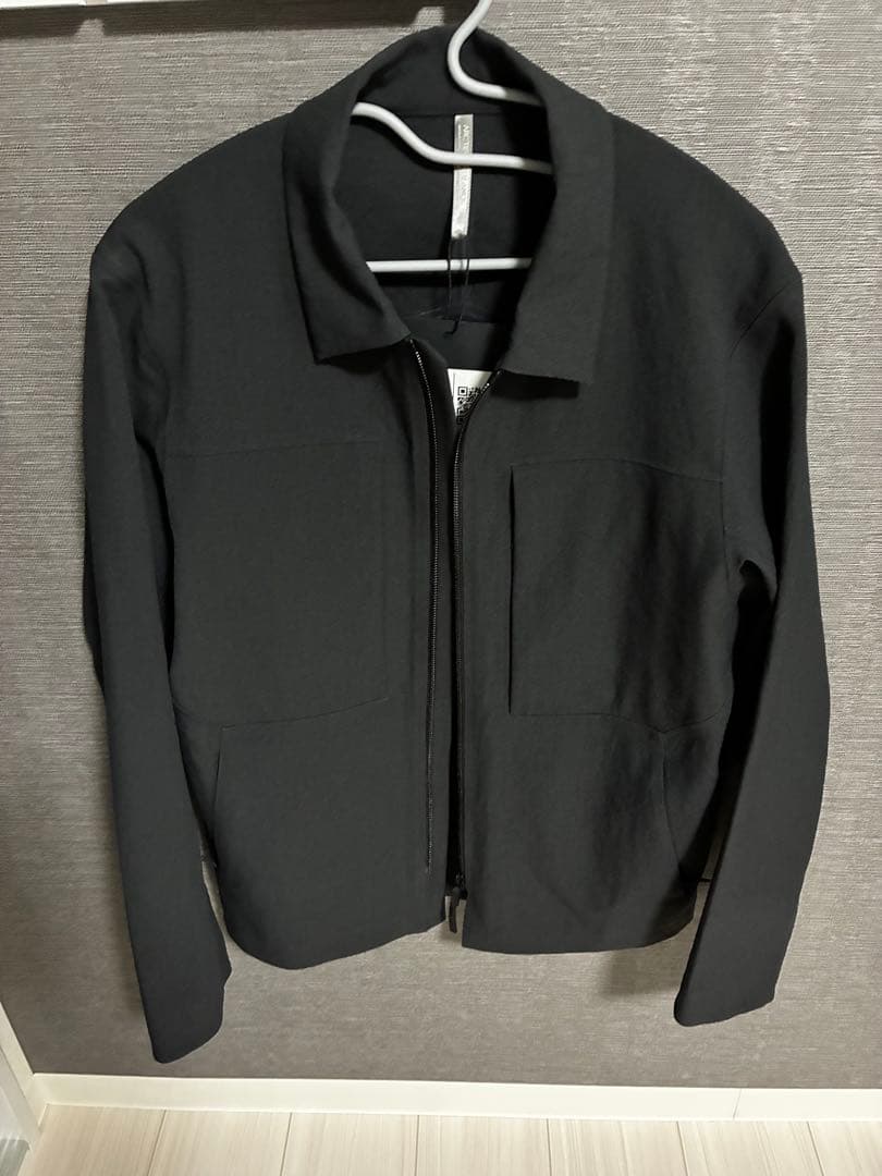 【定価11万】ヴェイランス　マイオンソフトシェルオーバーシャツ　ブラック　XS