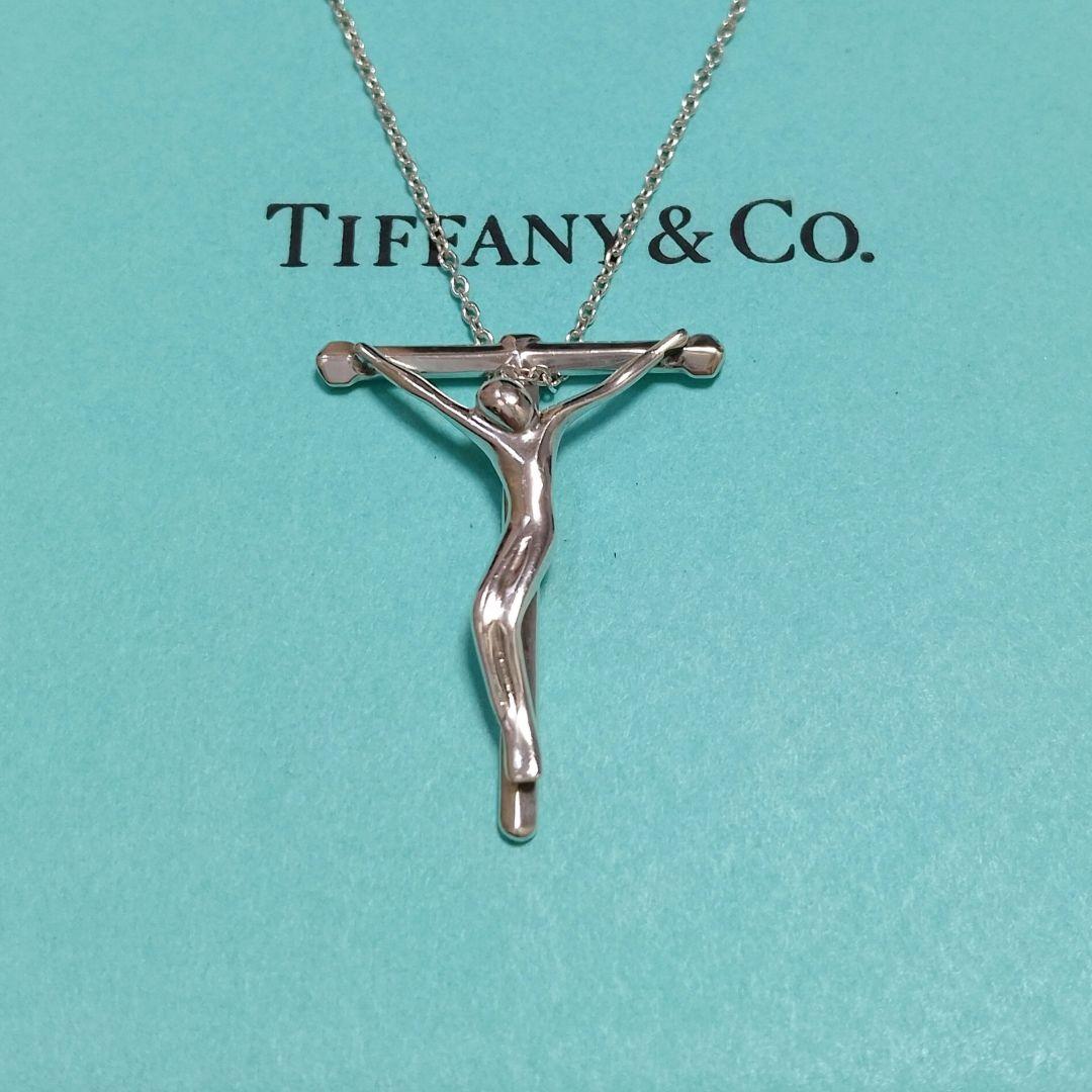 TIFFANY ティファニー ロザリオ 十字架 クロス ネックレス シルバー