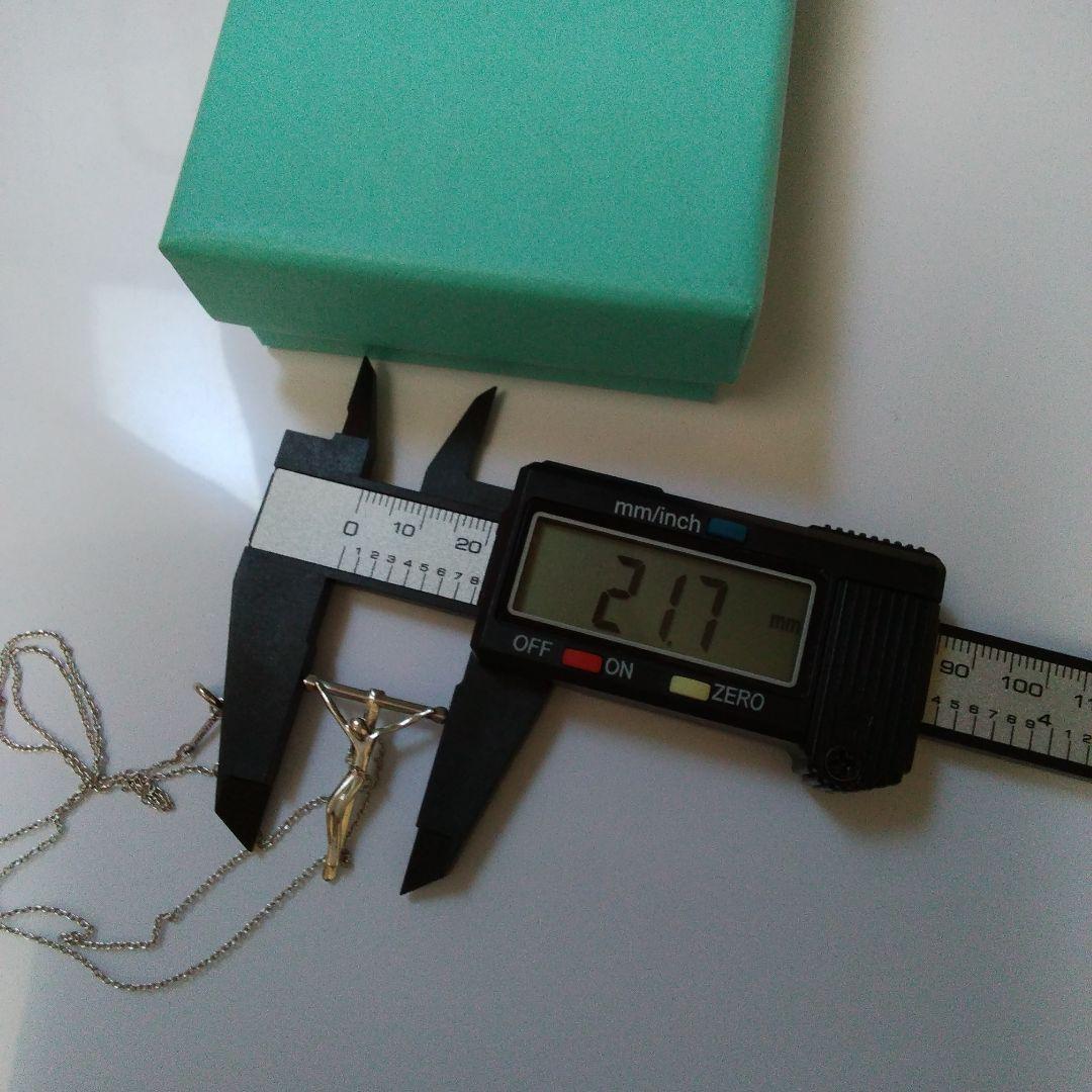 TIFFANY ティファニー ロザリオ 十字架 クロス ネックレス シルバー