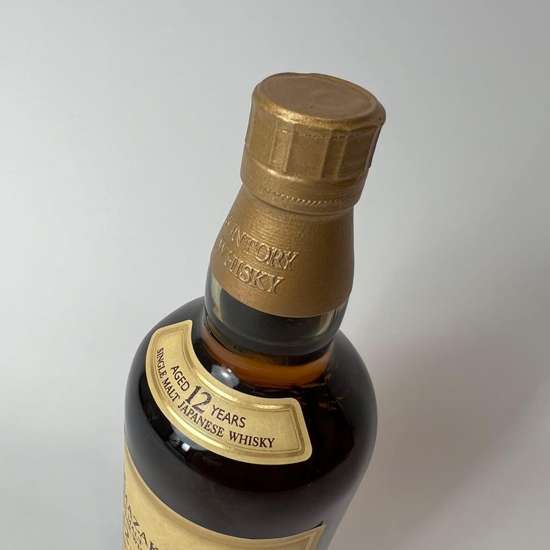 新品未開封　山崎12年　シングルモルトウイスキー　700ml　箱なし　ホロ有