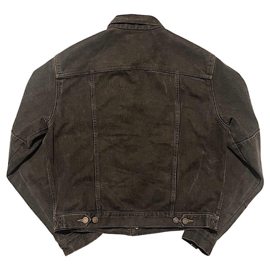 8*様 80s カルバンクライン 先染め ブラックデニムジャケット ビンテージ常