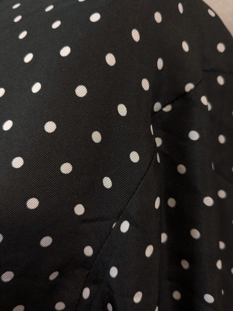 SANDRO　ドットミニワンピース　レース　ブラック　36　サンドロ