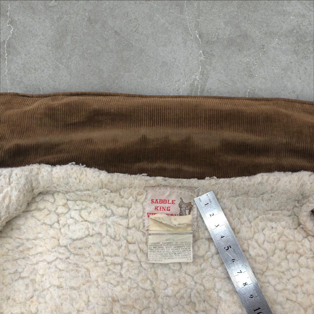 鬼フェード80sUSA製ヴィンテージデニムシェルパジャケット襟コーズショート丈G