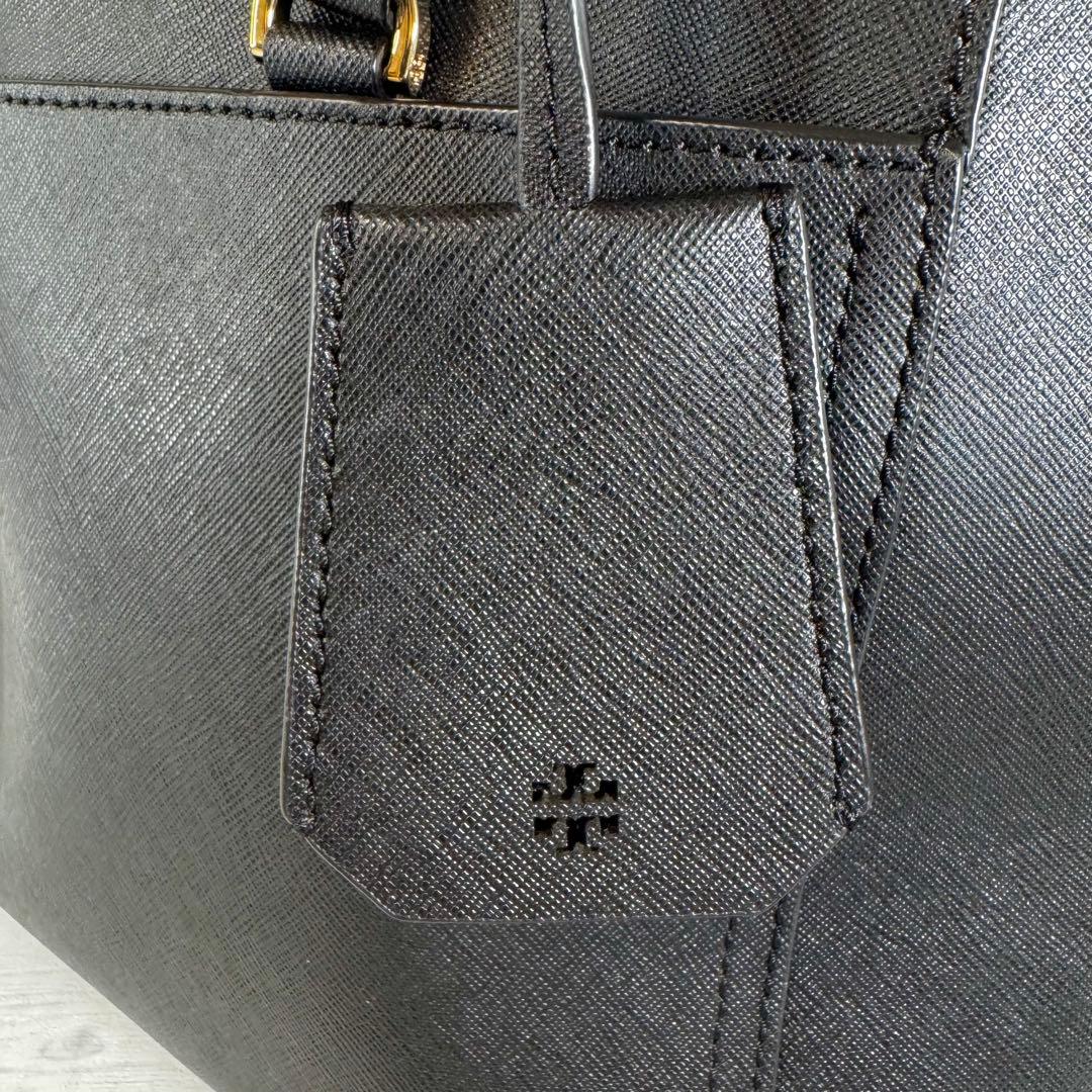 【極美品】TORY BURCH トリーバーチ　ビジネスバッグ　トートバッグ　黒