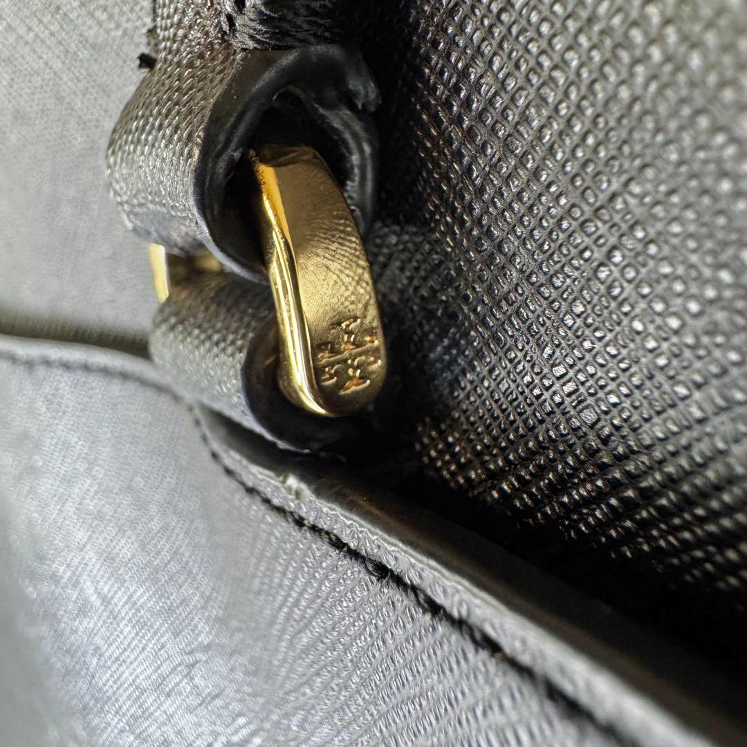 【極美品】TORY BURCH トリーバーチ　ビジネスバッグ　トートバッグ　黒