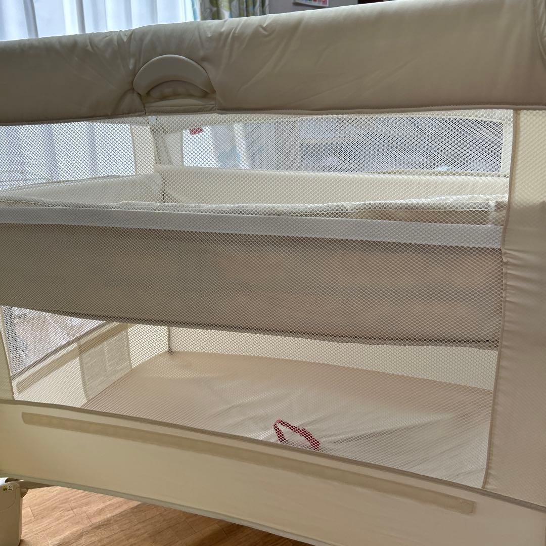 Aprica アップリカ ココネルエアー ベージュ ベビーベッド