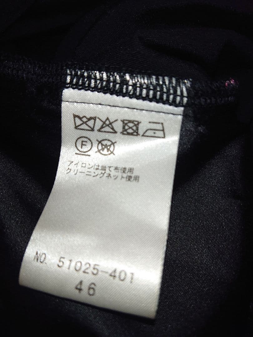 ローズティアラ 46 七分袖 チュニック ブラックカラー