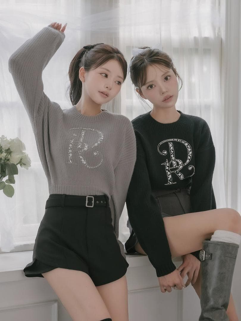 M 完売 新品 Darich サイドスリットハイウエストショートパンツ ブラック