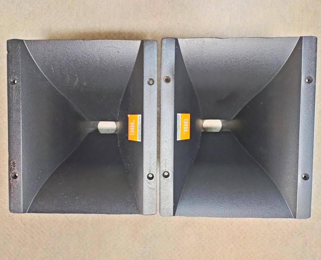 JBL 2385A　2インチ ホーン　ペア フラットフロント・バイラジアルホーン