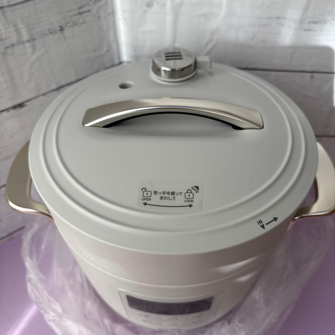 Re-De Pot 電気圧力鍋 PCH-26W ホワイト