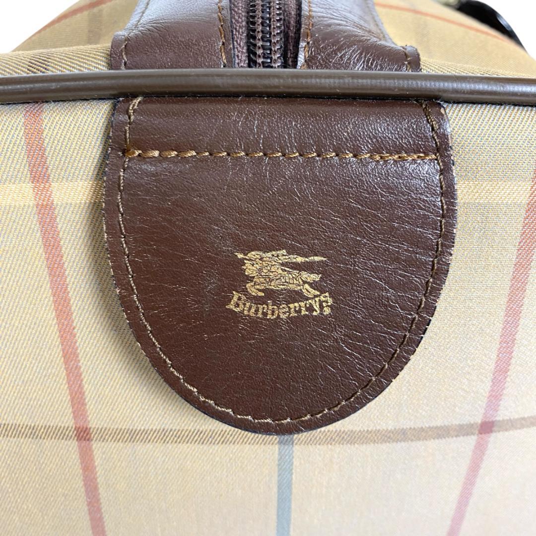 美品 バーバリーズ Burberrys ボストンバッグ 旅行カバン 大容量