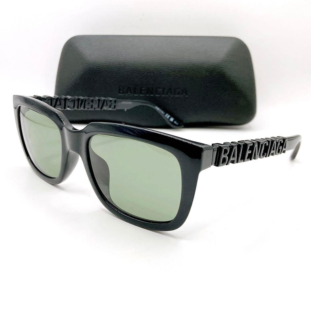 極美品✨BALENCIAGA サングラス BB0108S ブラック　度なし