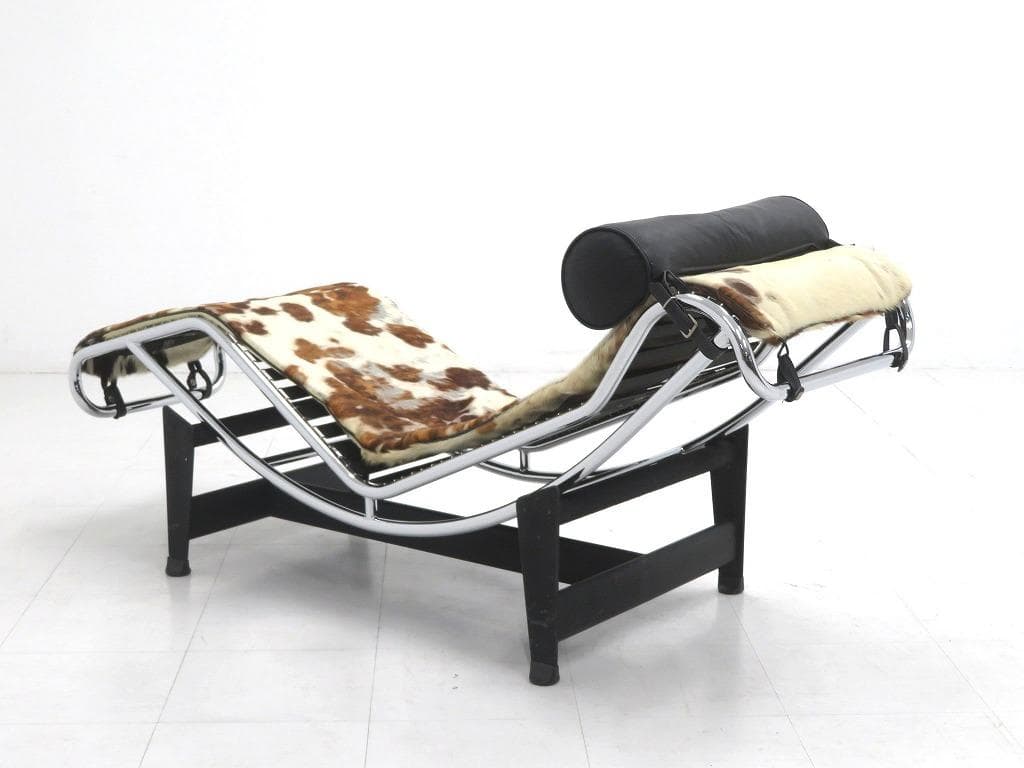 IDC大塚家具　コルビジェ　LC4　ハラコ　リクライニングソファ　シェーズロング