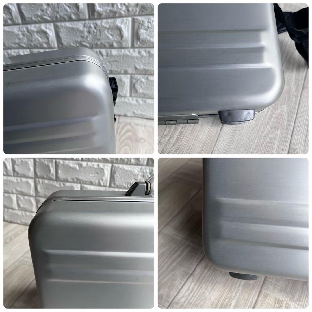 【希少】ゼロハリバートン 2way アタッシュケース ビジネスバッグ アルミ