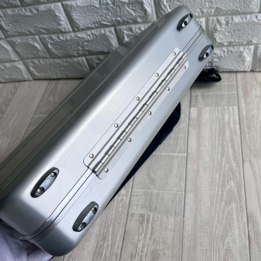 【希少】ゼロハリバートン 2way アタッシュケース ビジネスバッグ アルミ