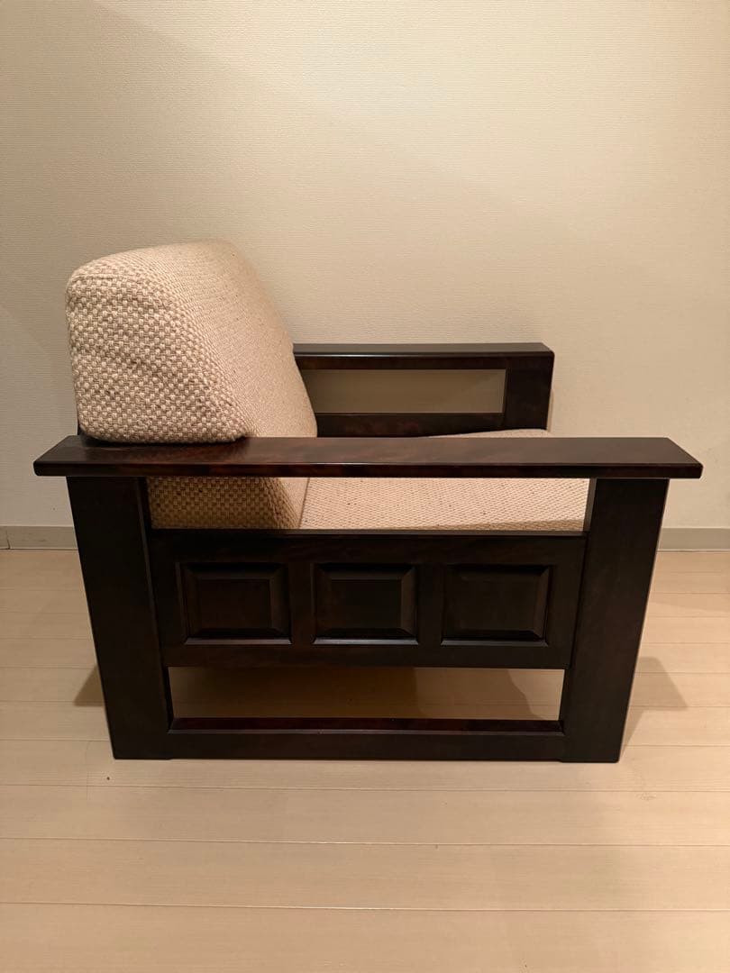 北海道民芸家具 ソファー シングル 1人掛け アンティーク 和モダン