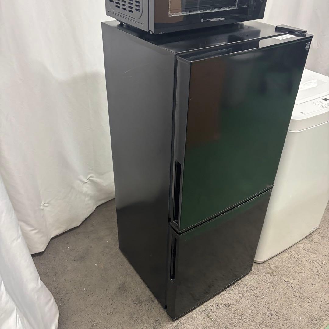 92❤️　冷蔵庫　洗濯機　電子レンジ　セット　25年　ニトリ　黒　綺麗　設置無料