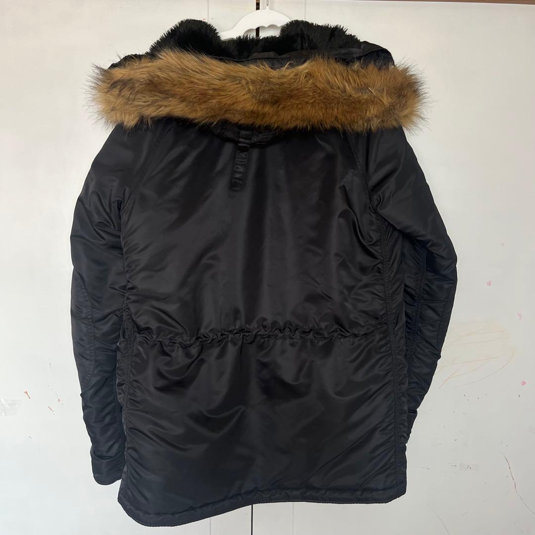 アルファインダストリー N3B ブラック L ミリタリー フライトジャケット