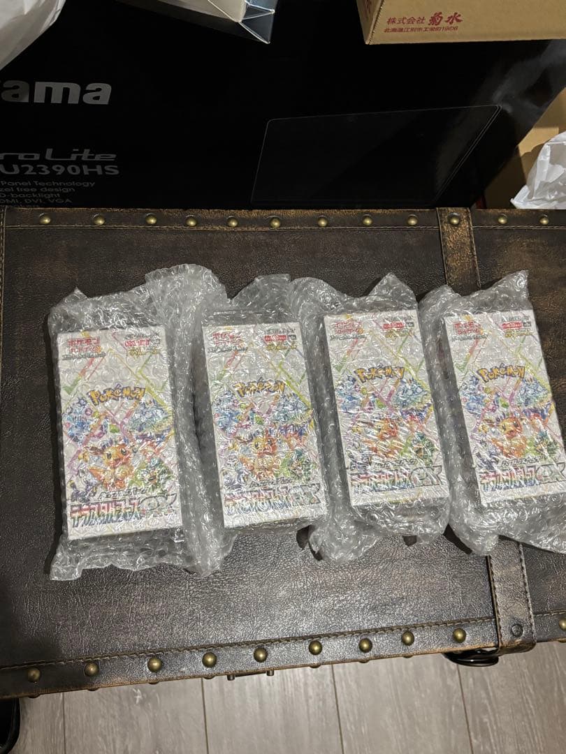 早い者勝ち！テラスタルフェスex新品未開封シュリンク付き4box