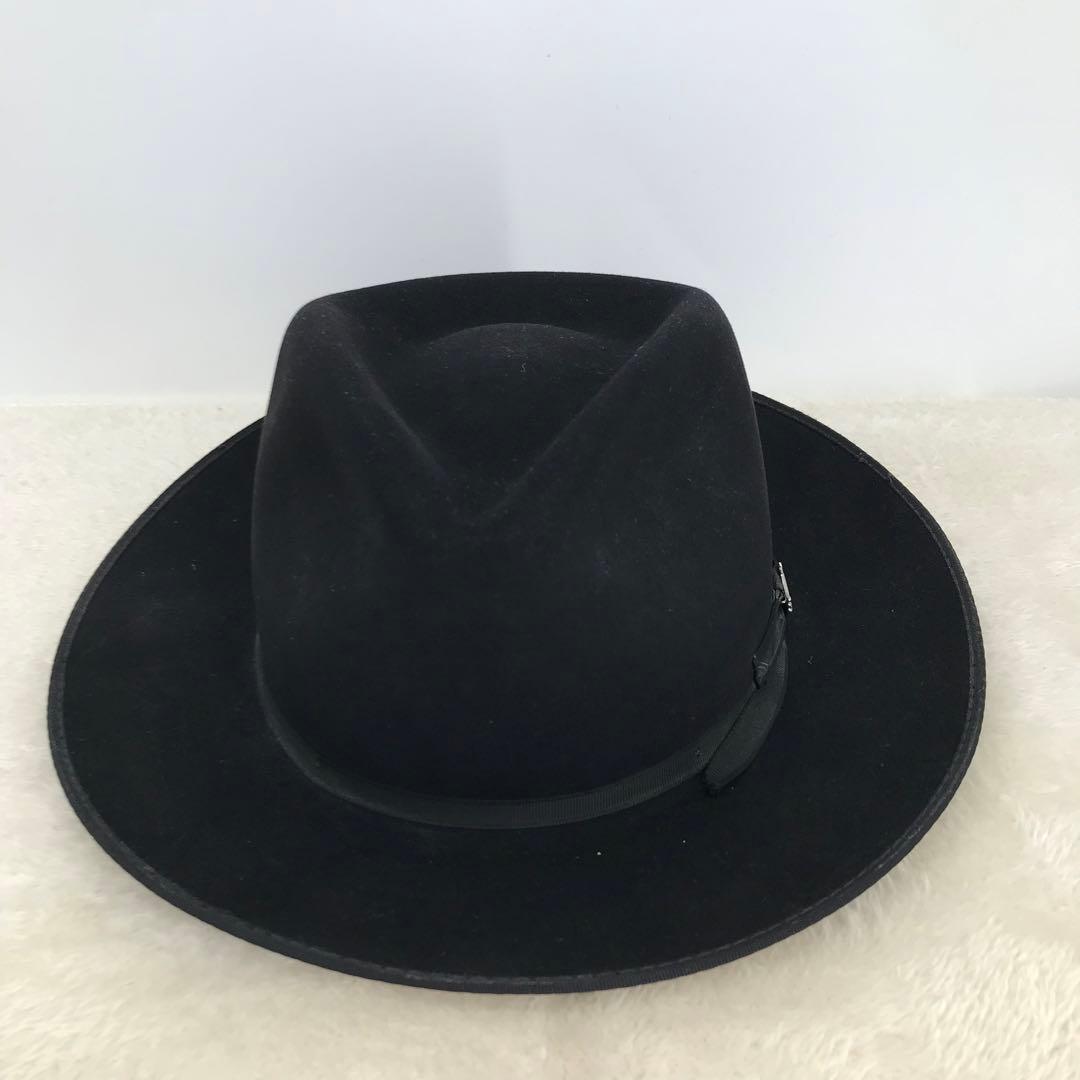 ステットソン　ハット　L　ブラック　アメリカ製