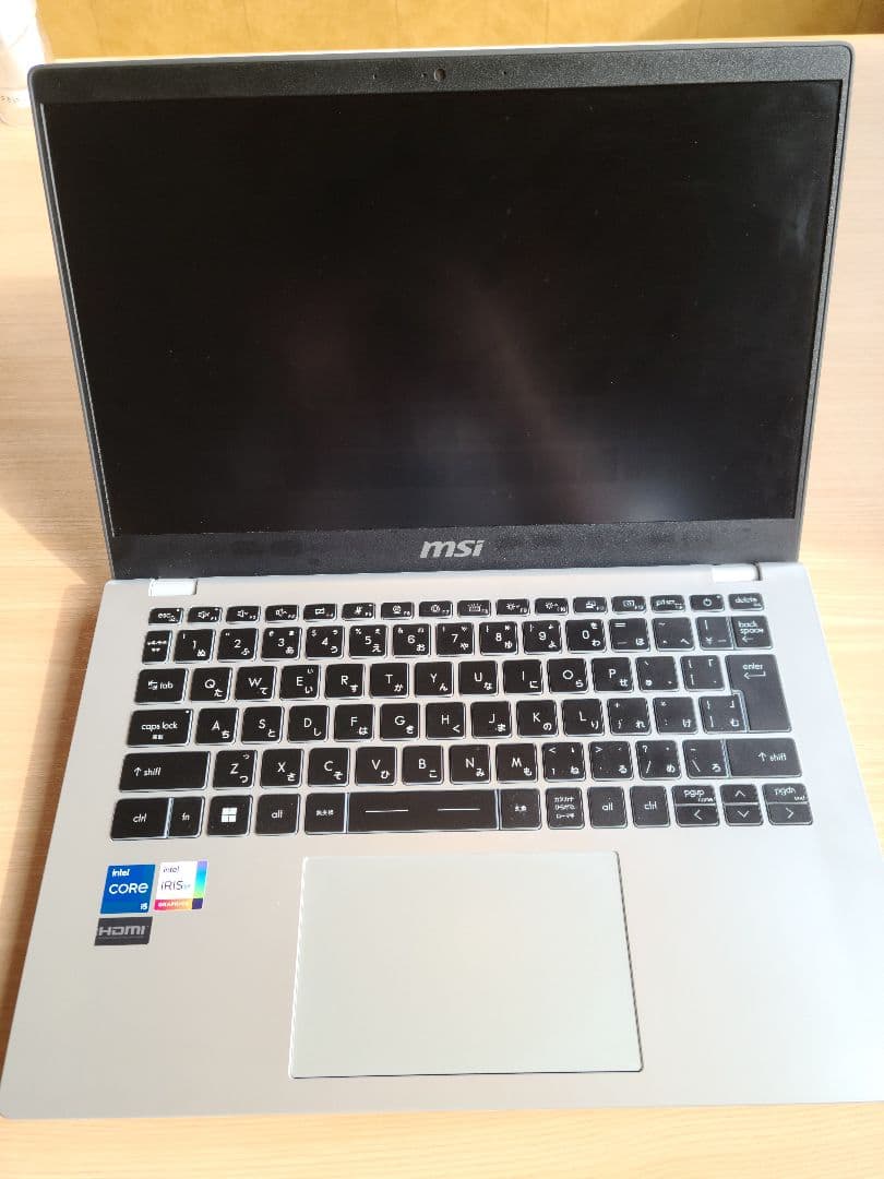 値下げ中 MSIノートPC シルバー 高性能Intel Corei5 512GB
