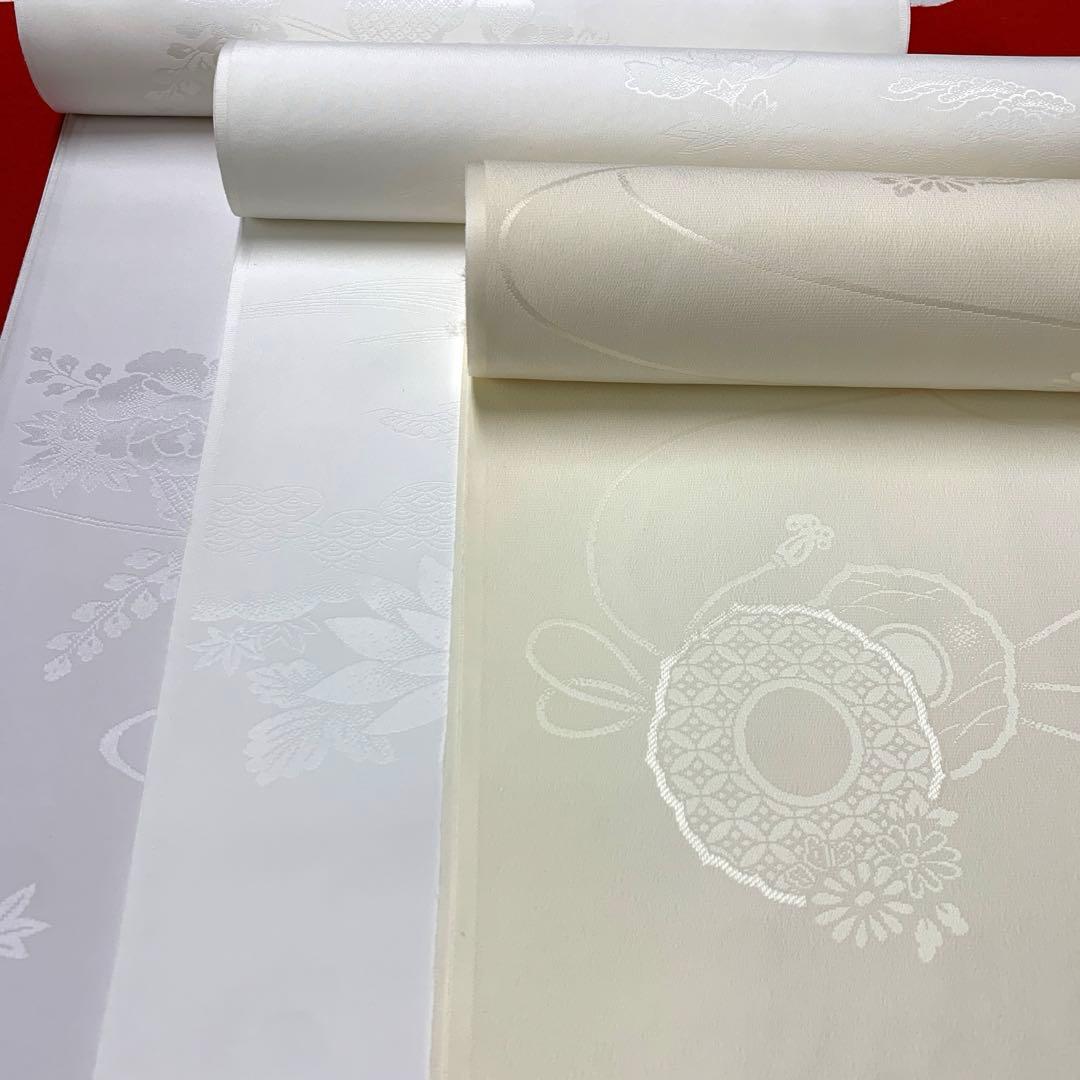 ma7979 洗える長襦袢 反物 化繊 3点セット リメイク生地