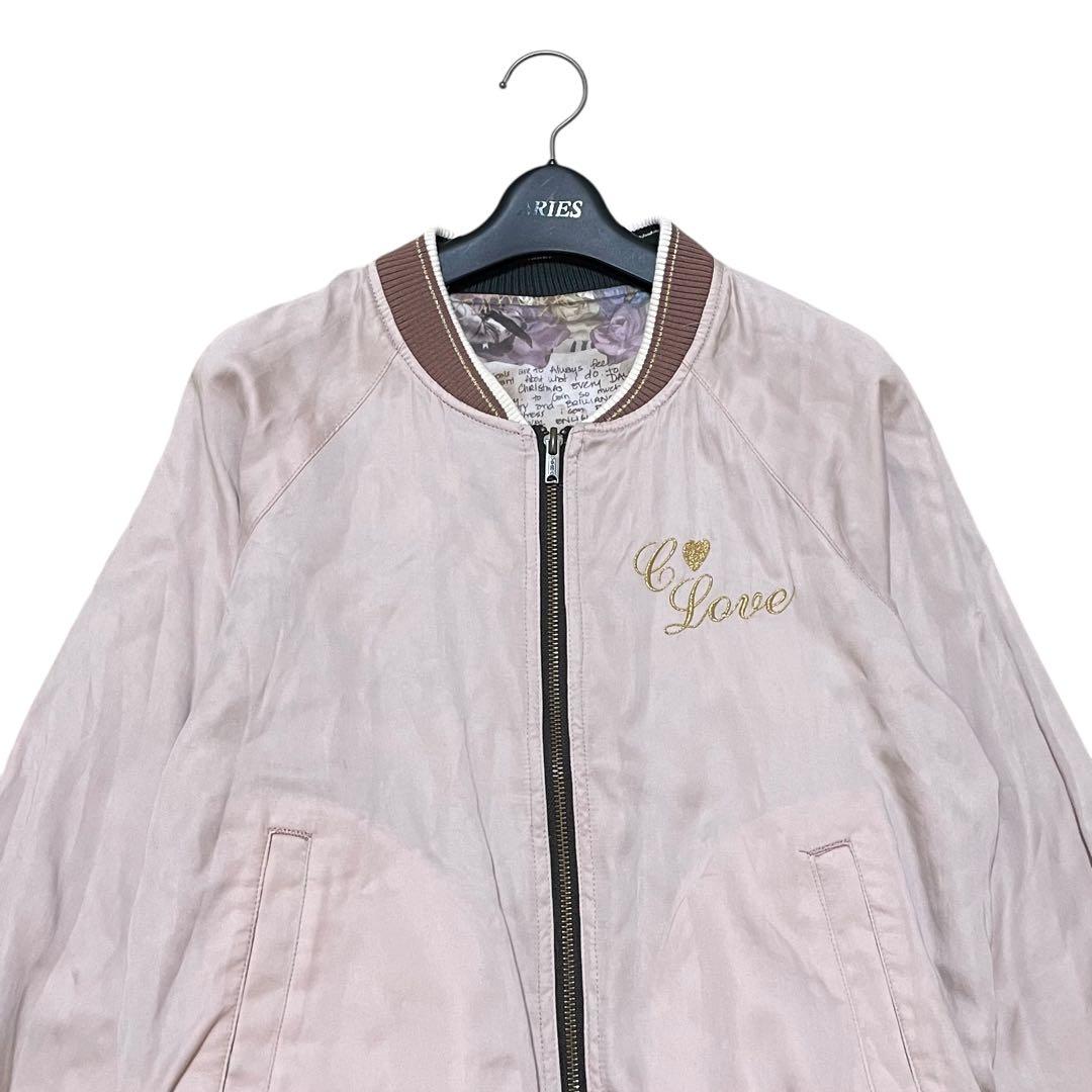 美品　コートニーラブ　ヒステリックグラマー　リバーシブル　薄手　総柄　ブルゾン