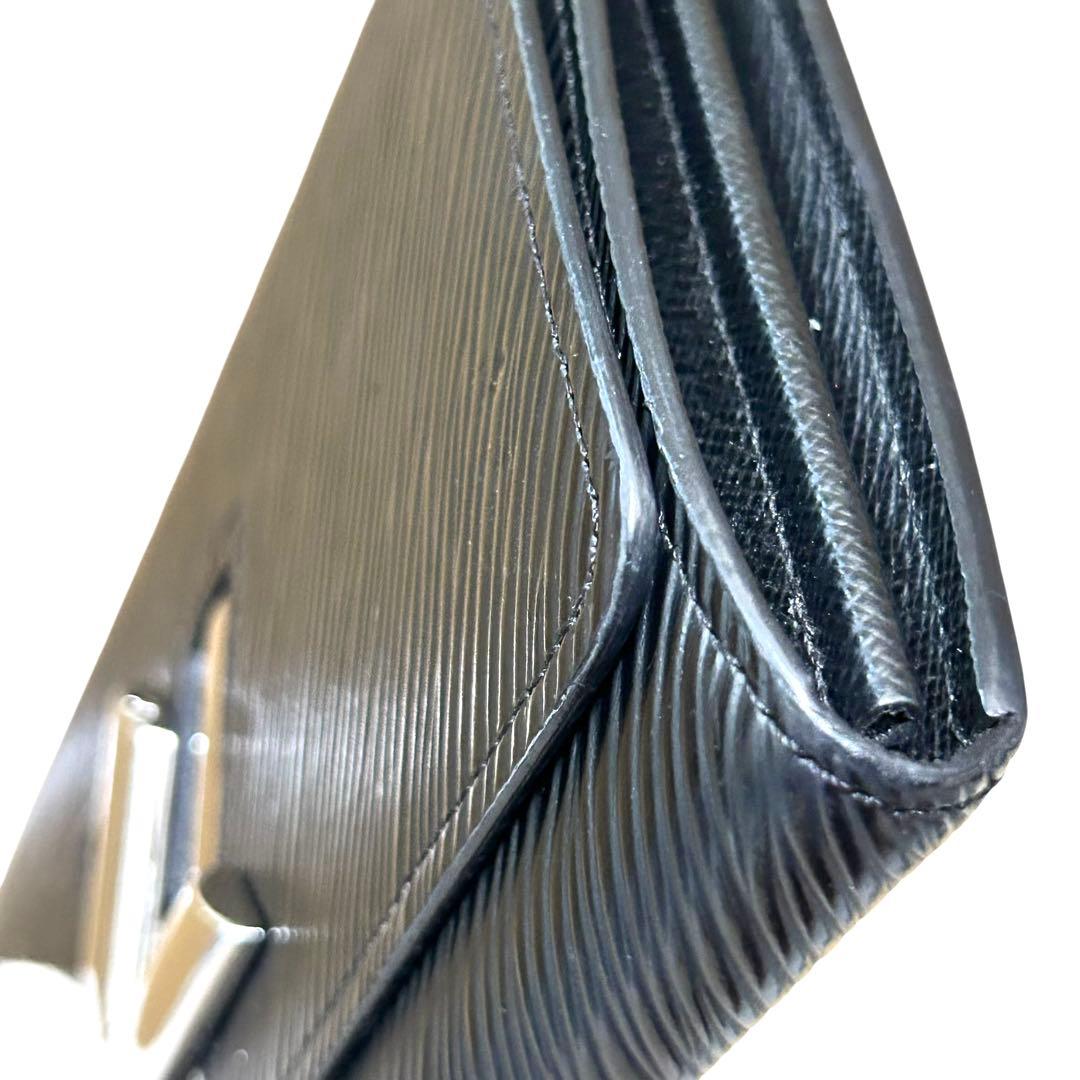 本物　ルイヴィトン　M68309 エピ　ポルトフォイユ・ツイスト　黒　長財布