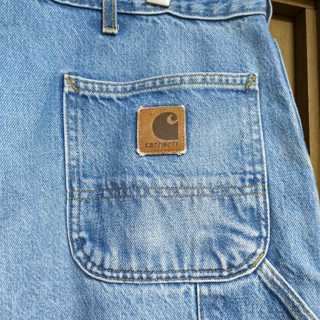 激レア90sアメリカ製カーハートペインターワークパンツ厚手デニムw40