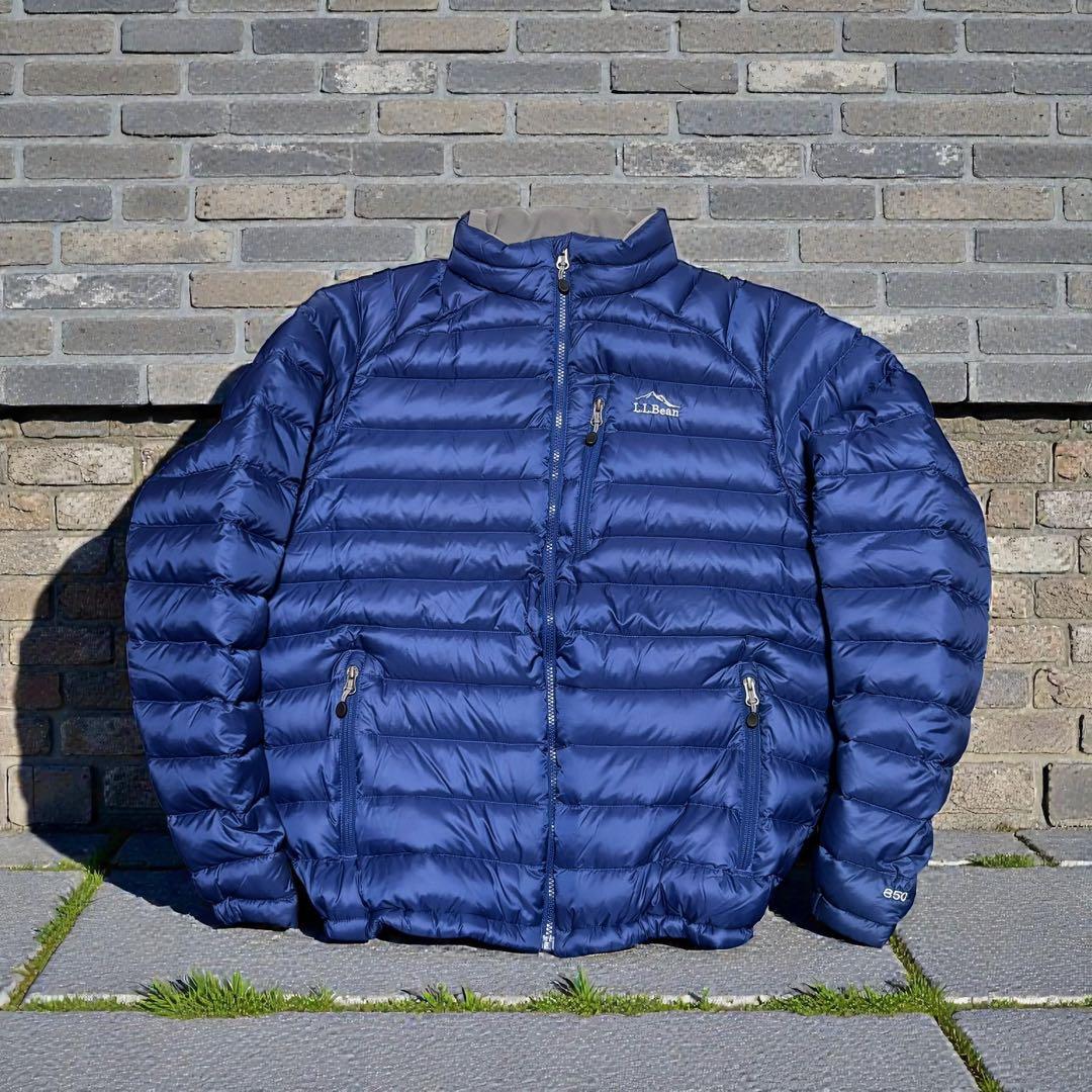 L.L.Bean ウルトラライト ダウンジャケット XL ネイビー 850FP