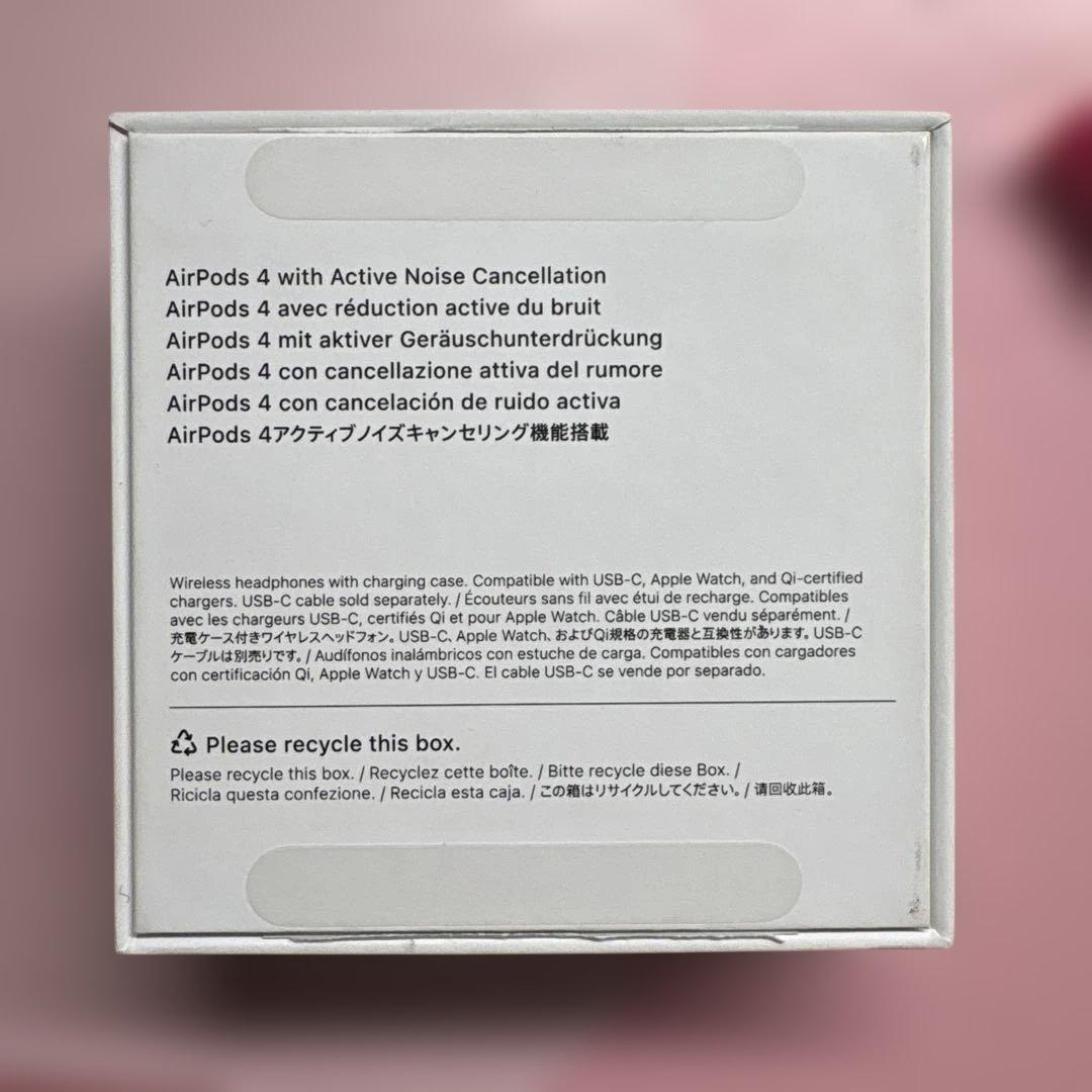 エアーポッズ第四世代ノイズキャンセルモデル