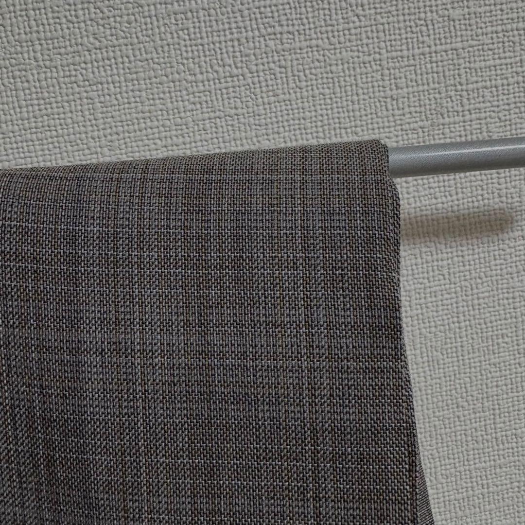 MAATEE&SONS 永遠 スラックス WOOL MAT CHECK GRAY