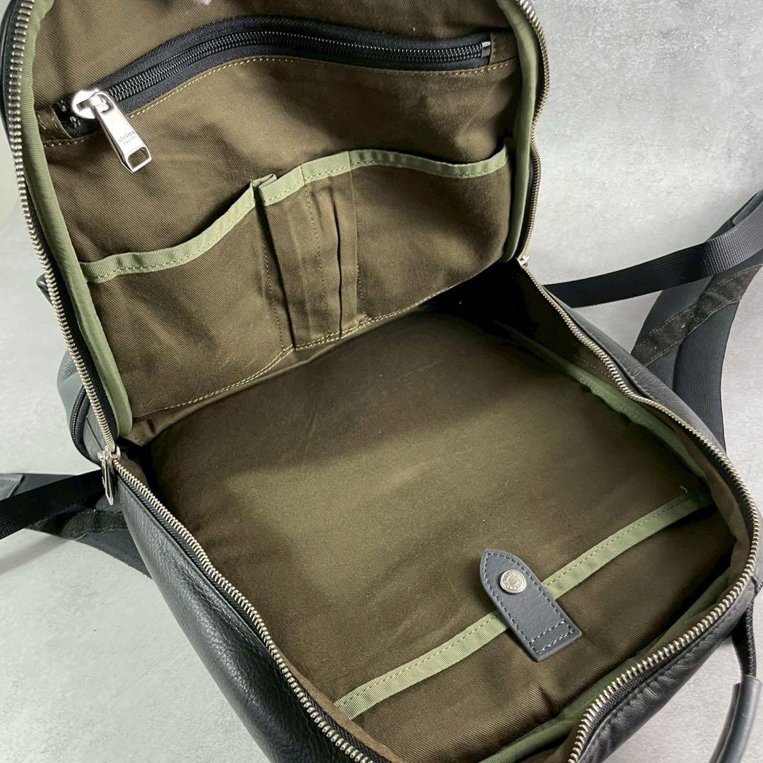 【極美品✨】ultima TOKYO ビジネスリュック オールレザー バイカラー