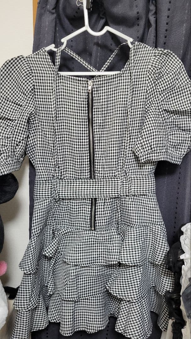 『pium』ティアードフリルミニワンピース