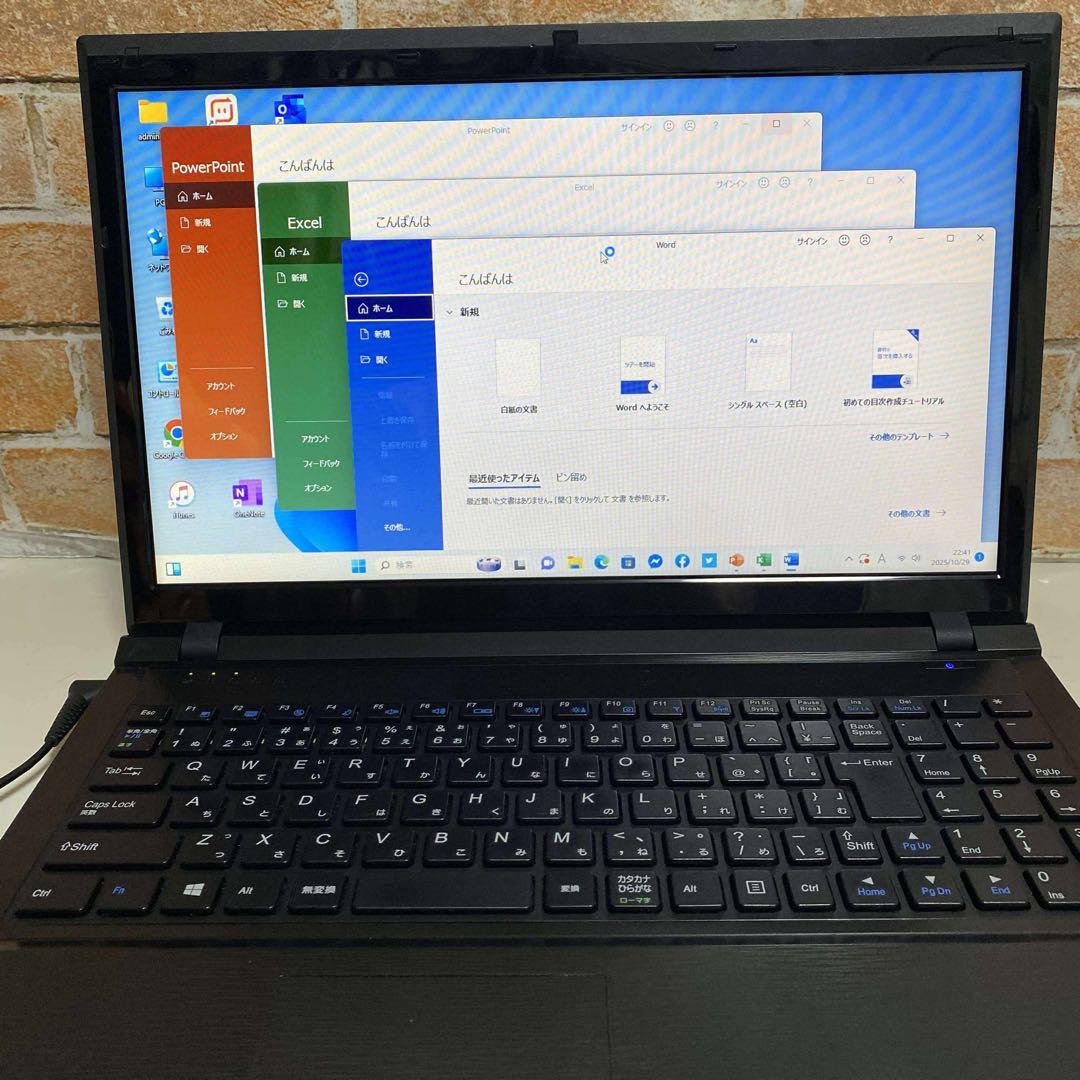 NOTEBOOKノート PC Core i3 DVD　オフィス2024年付
