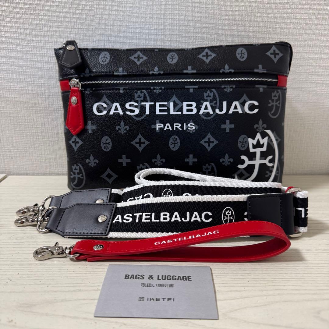 【新品】カステルバジャック 2way サコッシュ　サシャ 黒　ショルダーバッグ