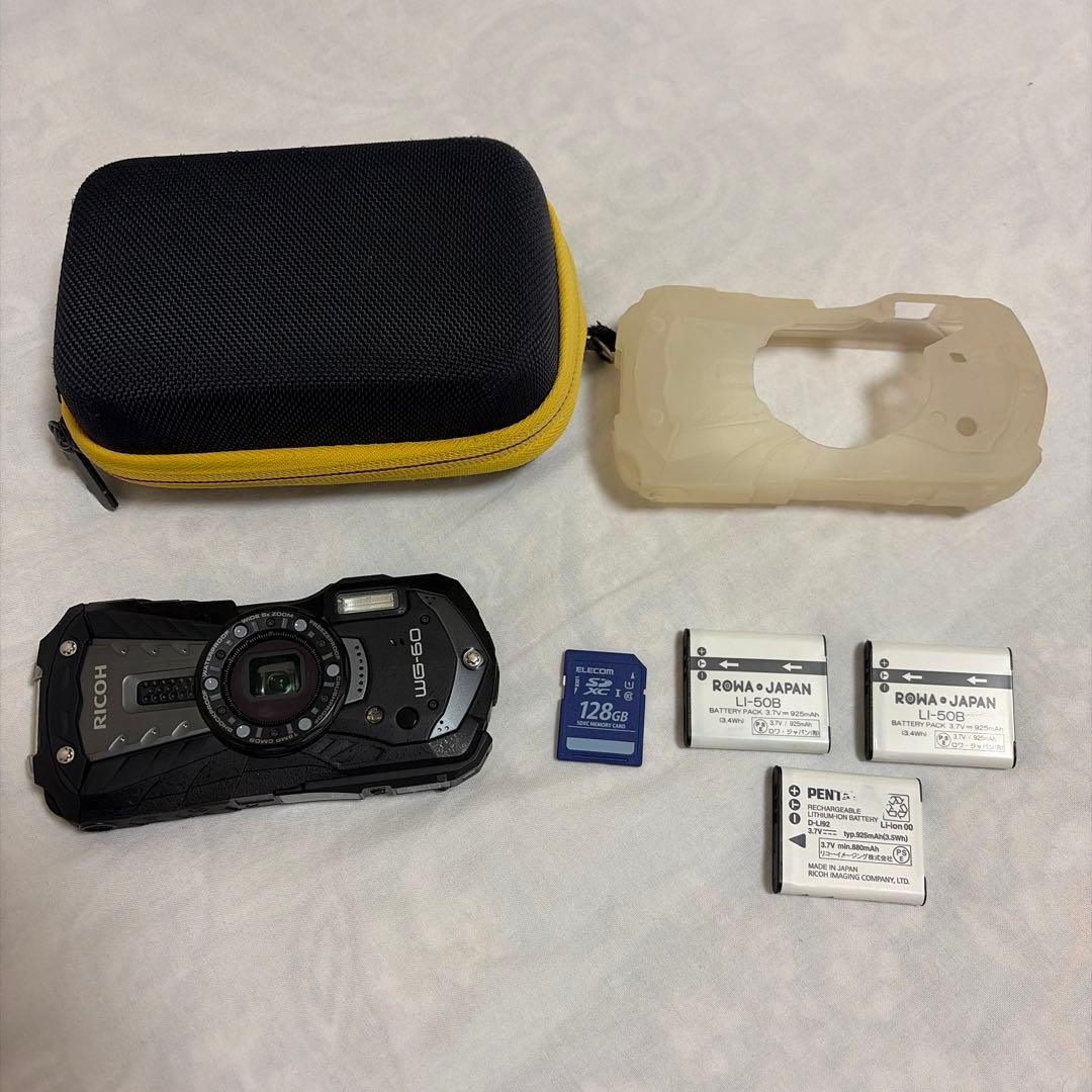 デジカメ RICOH WG-60 ブラック フルセット