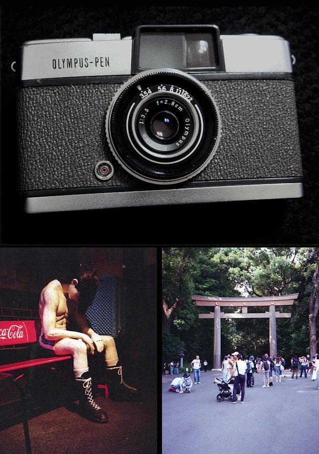 417548 撮影可 オリンパス ペン 初期 両耳 olympus pen
