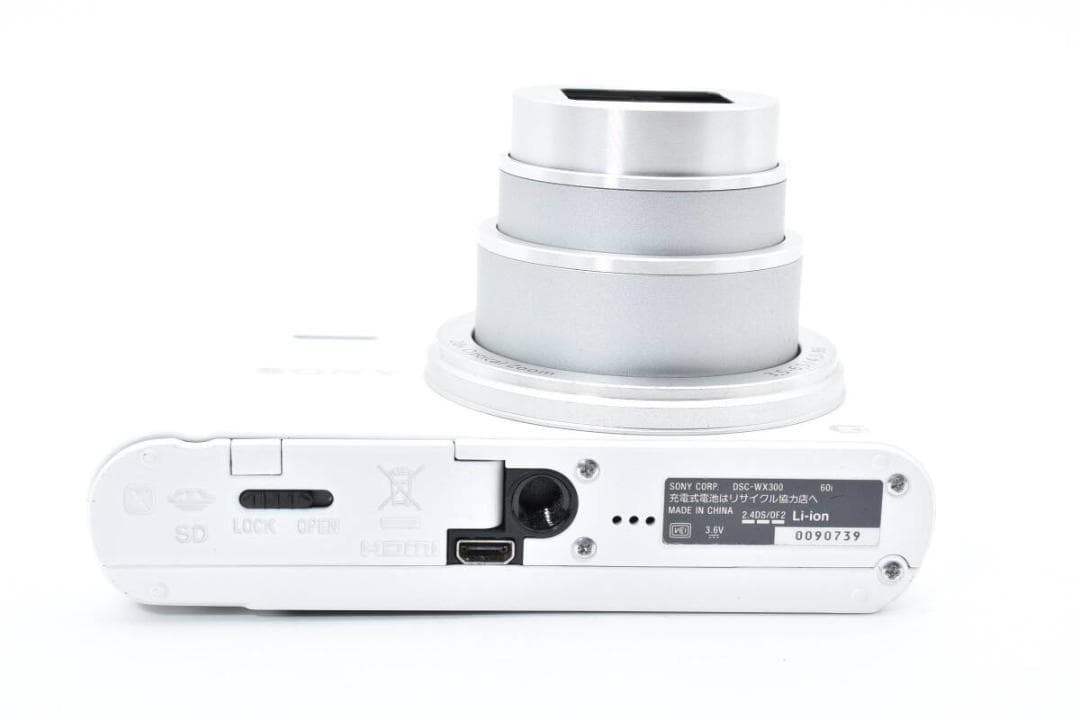美品 　SONY Cyber-shot DSC-WX300 ホワイト ＃A334