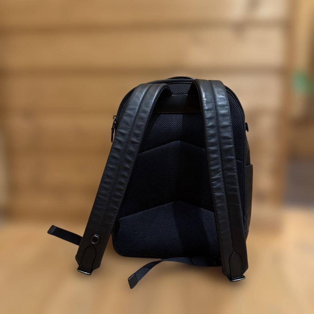 COACH レザーリュック　ブラック