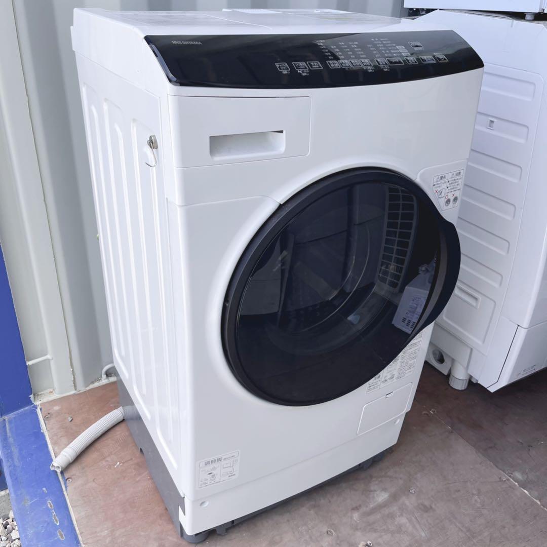 取付無料！アイリスオーヤマ熱乾燥搭載！除菌機能搭載 温水洗浄 ドラム式洗濯機！
