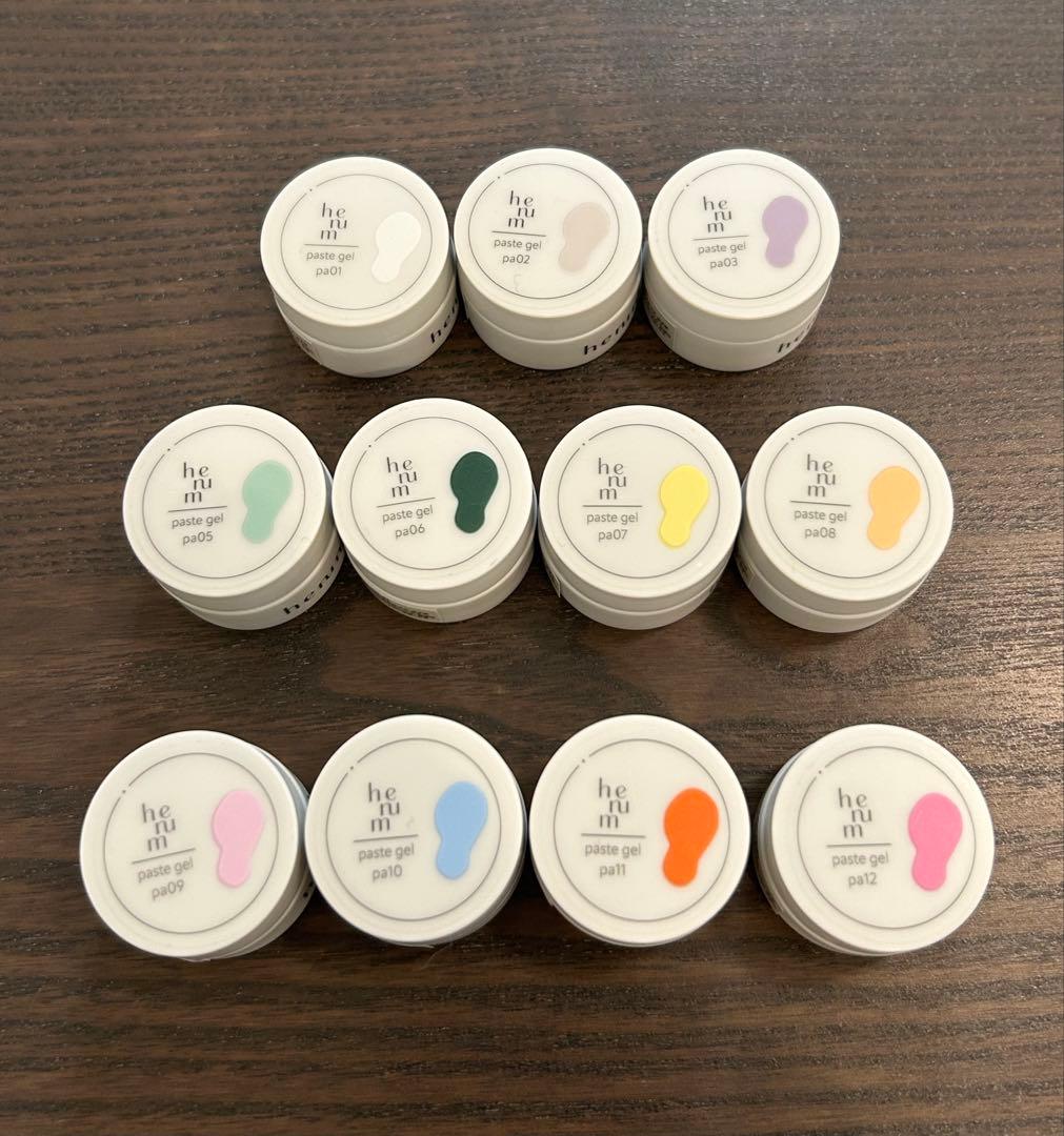 値下げ　henum paste gel 11色セット