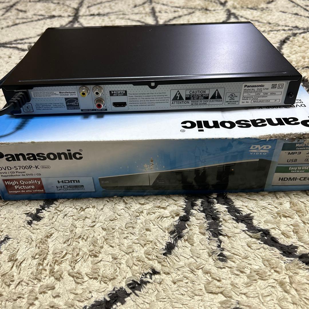 <リージョンフリー> パナソニック DVD-S700 DVDプレーヤー