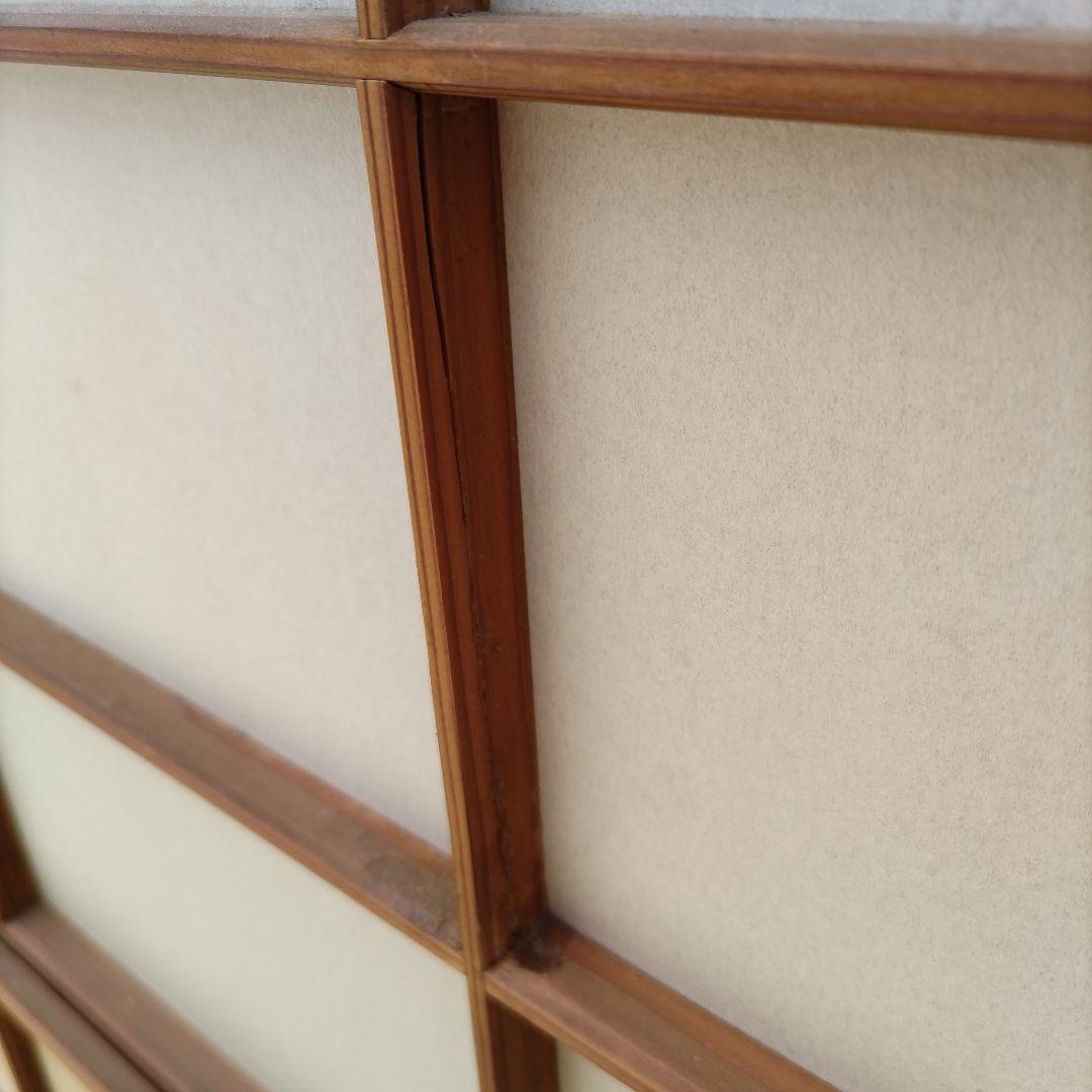 雪見障子　障子　建具　昭和レトロ　古民家　４枚組　リフォーム